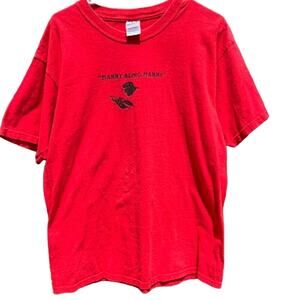 Vintage 2004 Manny being Manny Ramirez Boston Red Sox red t-shirt Size Large